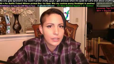 Snapshot of _isabelleraven chatting on 10-29-25, 10:11 IsabelleRaven online show from 10-29-25, 10:11