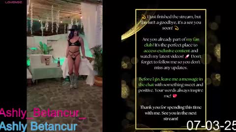 Snapshot of ashlybetancurxxx chatting on 03-07-25, 11:40 Ashly Betancur online show from 03-07-25, 11:40