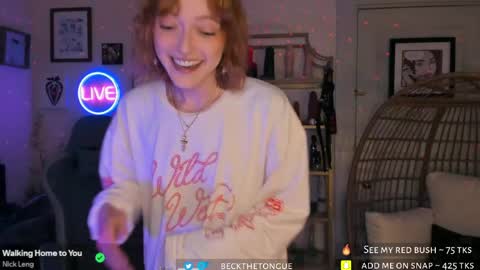 Snapshot of beckthetongue chatting on 04-29-26, 10:27 Beck the tongue online show from 04-29-26, 10:27