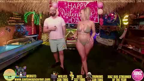 Snapshot of bigbananamilfshake chatting on 02-17-26, 05:26 Mya and Angelo online show from 02-17-26, 05:26