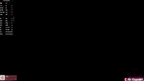 Crystal3 online show from 11-10-25, 01:37