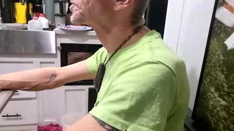 Snapshot of brushsquach chatting on 09-19-25, 07:54 Steve... aka SkinnieDippin aka TimberTramp online show from 09-19-25, 07:54