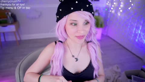 Snapshot of cherrycrush chatting on 02-22-26, 08:18 Cherry Crush online show from 02-22-26, 08:18