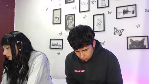 Snapshot of coupsextop chatting on 01-07-25, 08:03 Juli and Liam online show from 01-07-25, 08:03