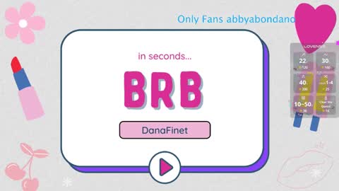 Snapshot of danafinet chatting on 01-25-25, 06:12 A B B Y online show from 01-25-25, 06:12