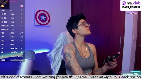 Snapshot of dass_roman chatting on 02-04-25, 11:06 Dass Roman online show from 02-04-25, 11:06