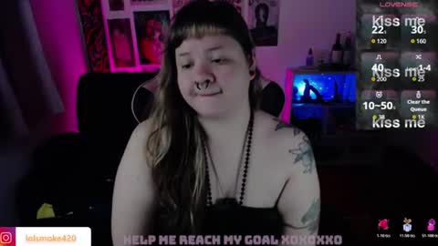 Snapshot of destroyall420 chatting on 06-23-26, 09:51 Lola Bdsm and fries online show from 06-23-26, 09:51