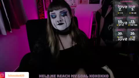 Snapshot of destroyall420 chatting on 07-17-26, 04:56 Lola Bdsm and fries online show from 07-17-26, 04:56