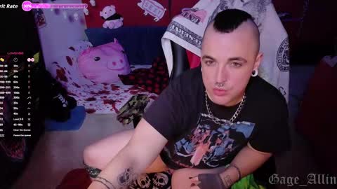 Gage Allin AKA Alpha Pussy online show from 09-16-25, 04:19