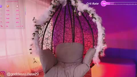 Snapshot of goddessjulieta chatting on 06-13-26, 07:01 Julieta online show from 06-13-26, 07:01