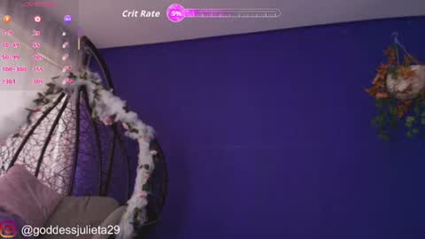 Snapshot of goddessjulieta chatting on 07-25-26, 07:11 Julieta online show from 07-25-26, 07:11