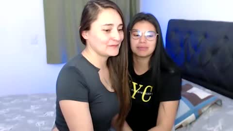 Snapshot of gumball_room chatting on 12-19-24, 02:23 Vane blonde and Hazell black hair online show from 12-19-24, 02:23