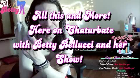 Snapshot of hotbettybellucci chatting on 02-24-25, 10:48 Betty Bellucci online show from 02-24-25, 10:48