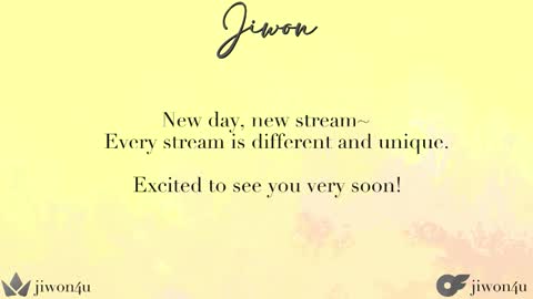 Jiwon online show from 11-02-25, 08:22