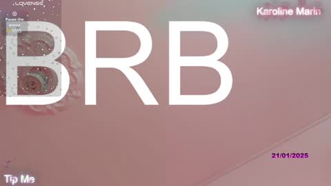 Karoline online show from 01-22-25, 12:48