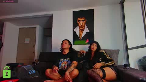Snapshot of latin_couple77 chatting on 02-10-25, 09:25 Sara y Andy online show from 02-10-25, 09:25
