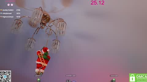 Snapshot of lissa_meooow chatting on 12-25-24, 09:45 your Liza again. Next stream Dec. 1 at 2 or 3 GMT online show from 12-25-24, 09:45