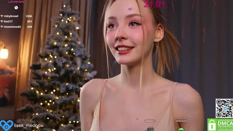 Snapshot of lissa_meooow chatting on 01-21-25, 06:43 your Liza again. Next stream Dec. 1 at 2 or 3 GMT online show from 01-21-25, 06:43