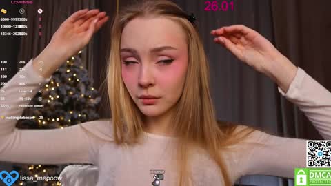 Snapshot of lissa_meooow chatting on 01-26-25, 03:38 your Liza again. Next stream Dec. 1 at 2 or 3 GMT online show from 01-26-25, 03:38