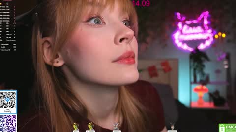 Snapshot of lissa_meooow chatting on 09-14-25, 06:23 your Liza again. Next stream Dec. 1 at 2 or 3 GMT online show from 09-14-25, 06:23