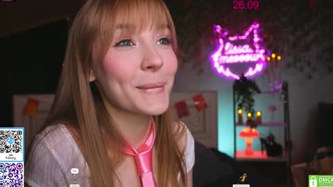 Snapshot of lissa_meooow chatting on 09-26-25, 05:55 your Liza again. Next stream Dec. 1 at 2 or 3 GMT online show from 09-26-25, 05:55