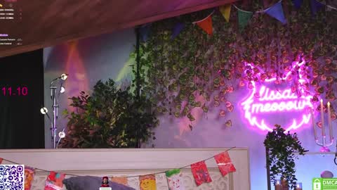 Snapshot of lissa_meooow chatting on 10-11-25, 05:50 your Liza again. Next stream Dec. 1 at 2 or 3 GMT online show from 10-11-25, 05:50