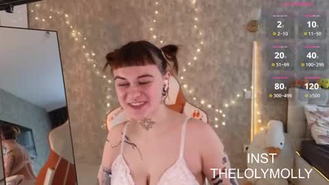 Snapshot of lolymolli chatting on 10-16-25, 10:05 Molli online show from 10-16-25, 10:05