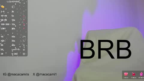 Snapshot of macacami1 chatting on 02-20-25, 10:48 cami online show from 02-20-25, 10:48