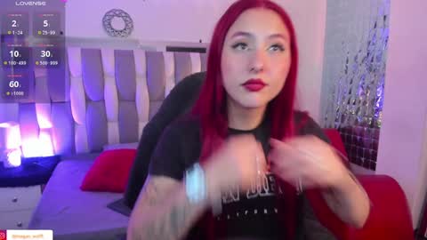 Snapshot of megan_wolf_1 chatting on 02-06-25, 04:42  Megan  Online 1200am To 600 am Colombian time online show from 02-06-25, 04:42