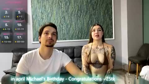Snapshot of miley_and_michael chatting on 04-18-26, 07:58 Miley and Michael online show from 04-18-26, 07:58