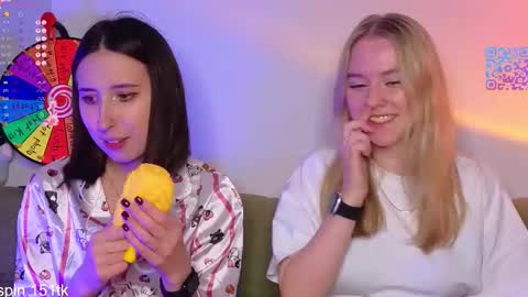 MilaBlack and  StacyBlonde Today unboxing Lovens OMG online show from 03-04-26, 09:21