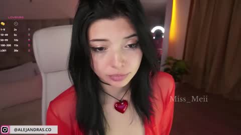 Snapshot of miss_meii chatting on 02-13-25, 12:02 Alejandra online show from 02-13-25, 12:02