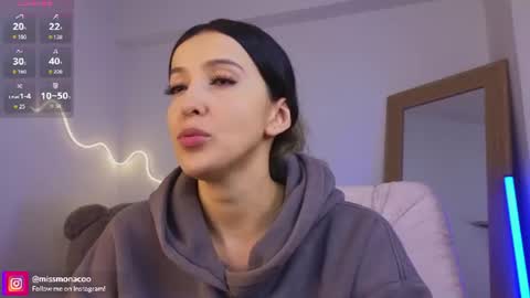 Snapshot of missmonaco chatting on 06-16-26, 03:09 Emma Rivera online show from 06-16-26, 03:09