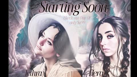 Hera  Tethra Bathtub stream  20k followers  Ask about our custom videos3 online show from 01-30-25, 11:11