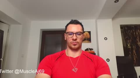 Snapshot of muscleaj69 chatting on 10-13-25, 05:02 AJ online show from 10-13-25, 05:02