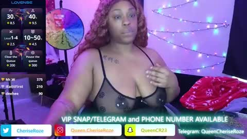 Queen Cherise Roze online show from 12-29-24, 06:05