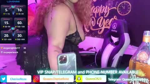 Queen Cherise Roze online show from 01-01-25, 03:56