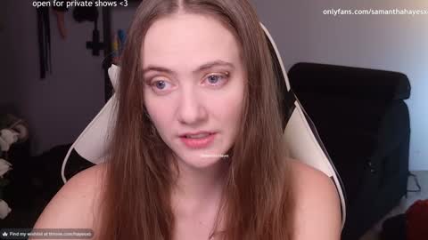 Snapshot of samanthahayesxoxo chatting on 02-04-25, 09:10 The Real Samantha Hayes haha online show from 02-04-25, 09:10
