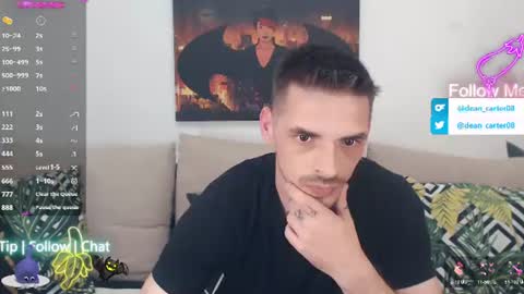 Snapshot of secret_sir chatting on 07-18-26, 10:35 Dean Carter online show from 07-18-26, 10:35