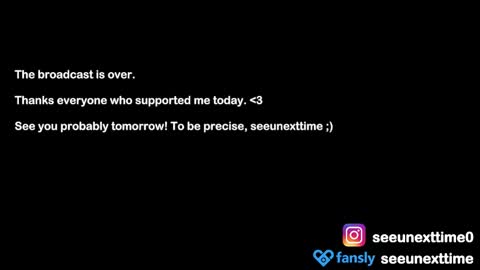 Snapshot of seeunexttime chatting on 01-12-25, 05:56 Jess online show from 01-12-25, 05:56