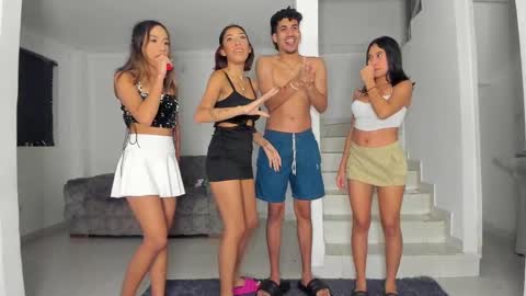 Snapshot of sexygirls_oncb chatting on 03-08-25, 08:55 black hair GIORGIA -- redhair RILEY -brown hair APRIL online show from 03-08-25, 08:55