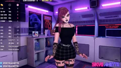 Snapshot of skyeanette chatting on 06-27-26, 01:10 SkyeAnette online show from 06-27-26, 01:10