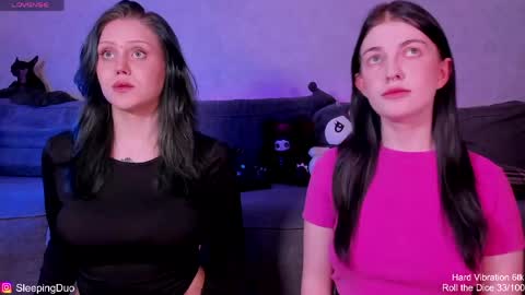 Snapshot of sleepingduo chatting on 06-08-26, 04:07 Hi We are Iva and Angela Nice to meet u 3 online show from 06-08-26, 04:07
