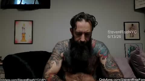 Snapshot of stevenrisenyc chatting on 06-13-26, 12:36 StevenRiseNYC online show from 06-13-26, 12:36