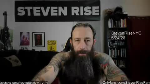 Snapshot of stevenrisenyc chatting on 06-24-26, 12:48 StevenRiseNYC online show from 06-24-26, 12:48