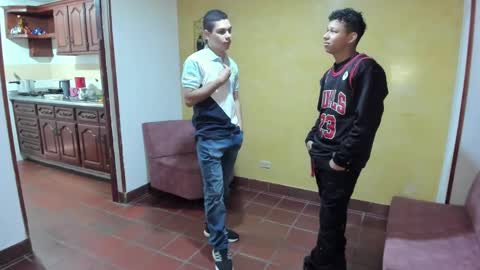 Snapshot of thechambertsecret chatting on 02-17-25, 01:42 Stacy Triny Nacho and the maid Geltrudis online show from 02-17-25, 01:42