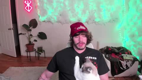 Snapshot of thejohnnystone chatting on 03-19-26, 12:25 Johnny Stone online show from 03-19-26, 12:25