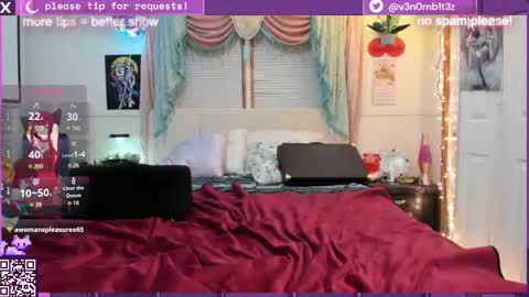 Snapshot of v3n0mb1t3z chatting on 10-10-25, 04:11 kermit online show from 10-10-25, 04:11