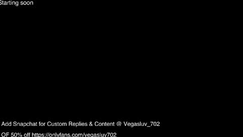 Snapshot of vegasluv702 chatting on 02-27-25, 11:31 Vegas Love online show from 02-27-25, 11:31