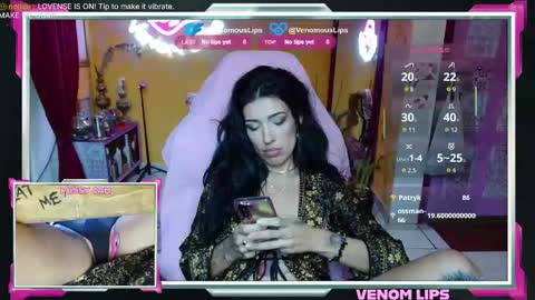 VenomLips online show from 12-17-25, 01:28